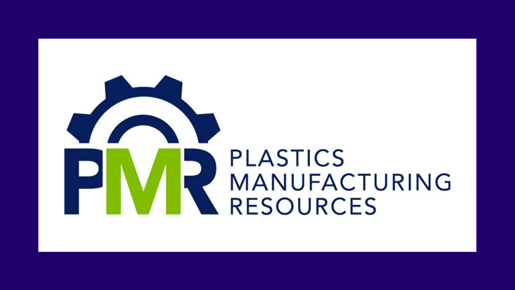The Plastics Manufacturing Resources logo with a navy border.