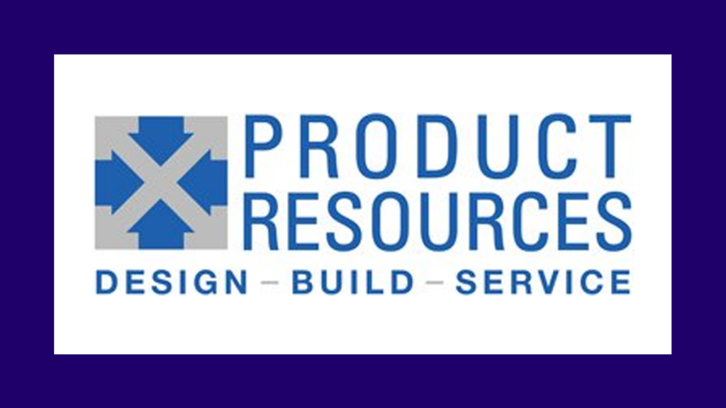The Product Resources logo with a navy border.