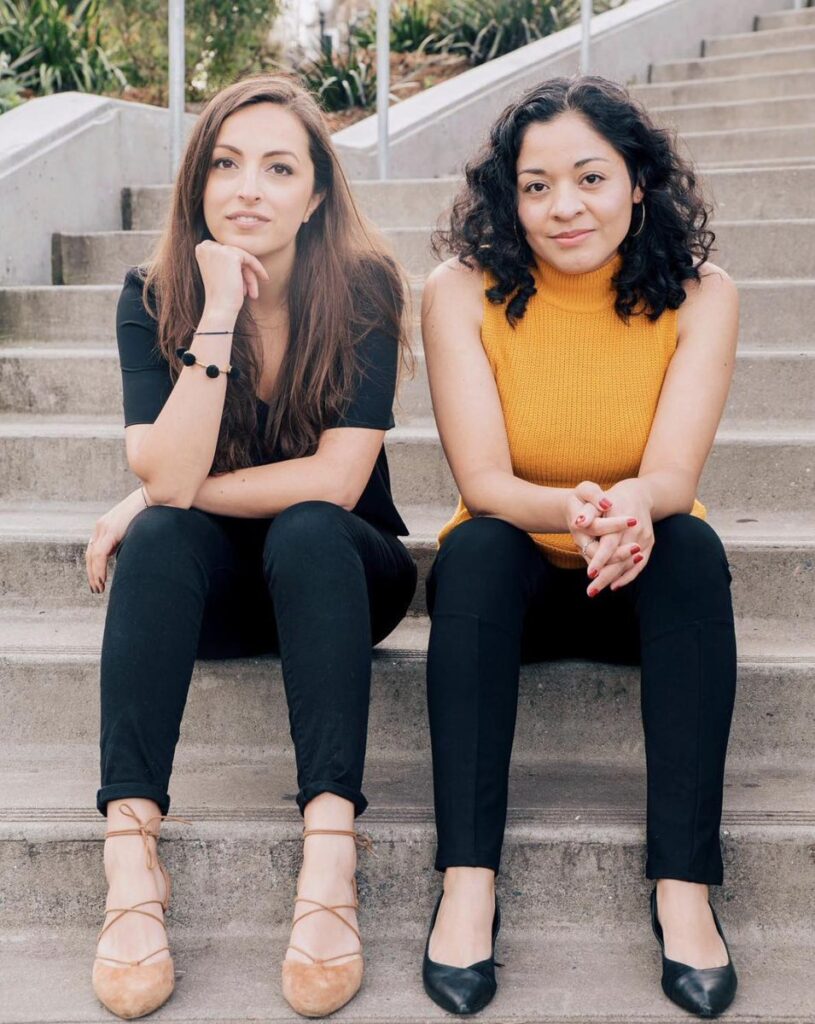 Biobot co-founders Newsha Ghaeli and Mariana Matus  