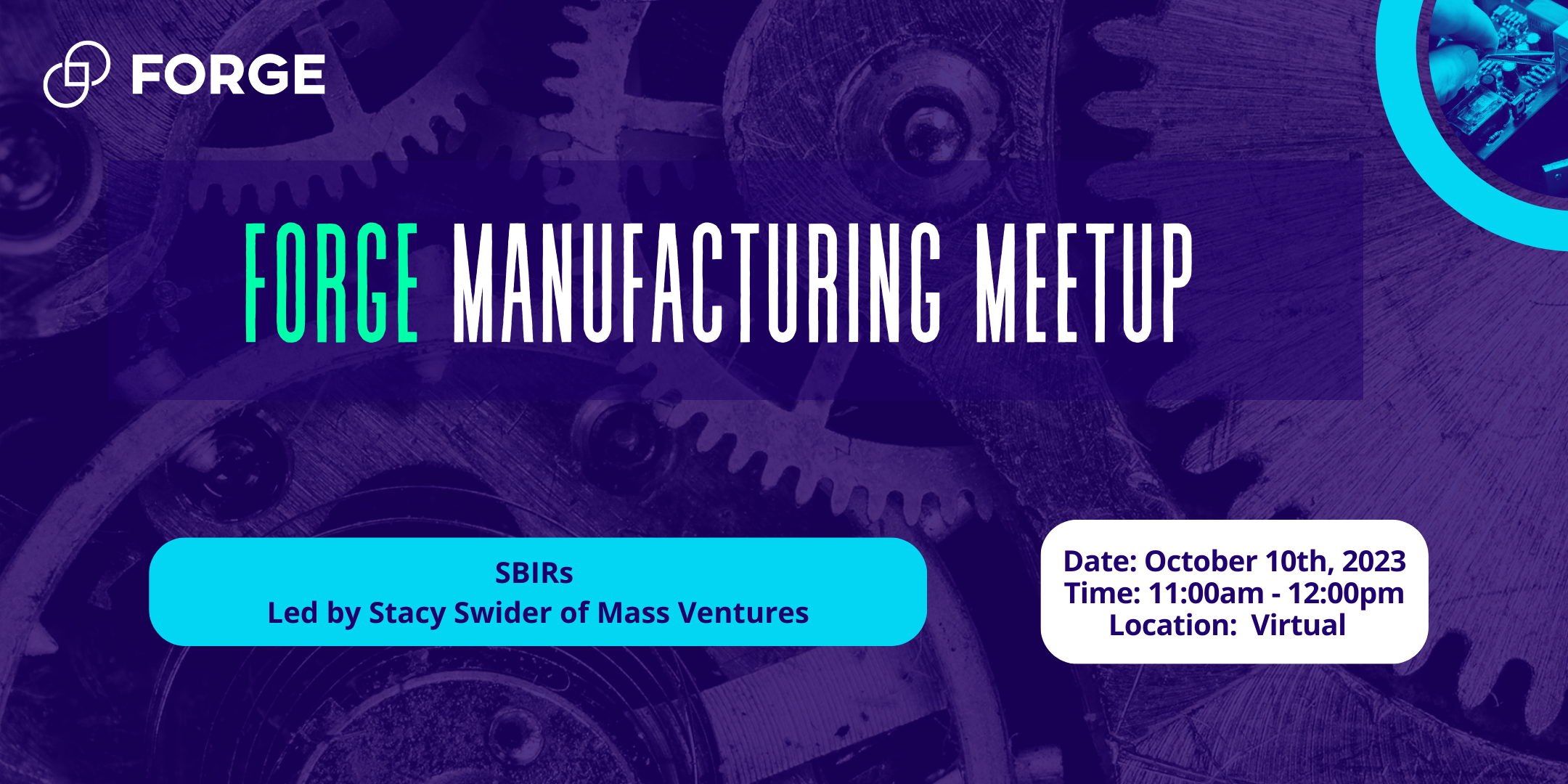 FORGE Manufacturing Meetup