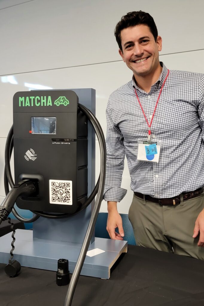 Matcha Electric's booth at the 2023 Fall Startup Showcase