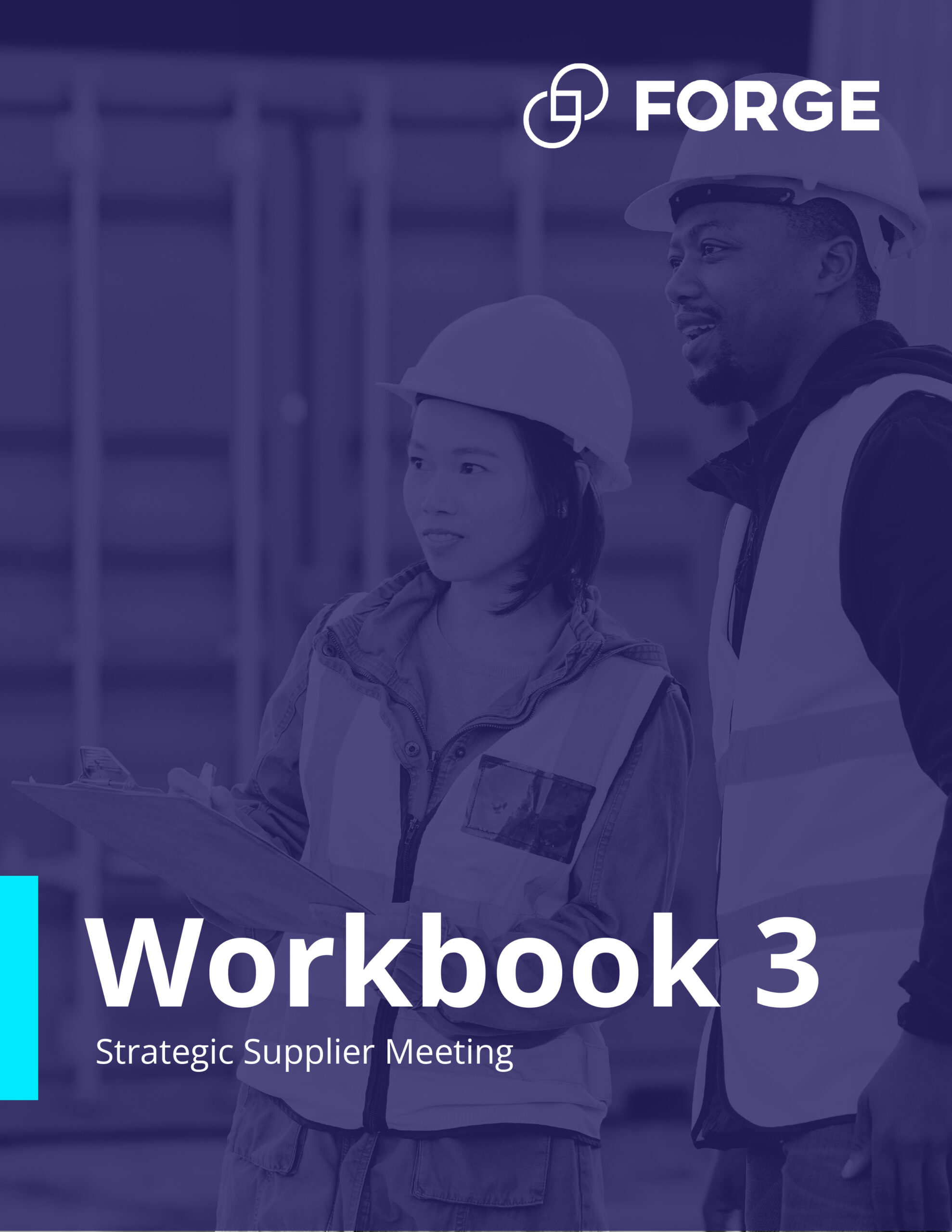 FORGE Workbook 3 Strategic Supplier Meeting