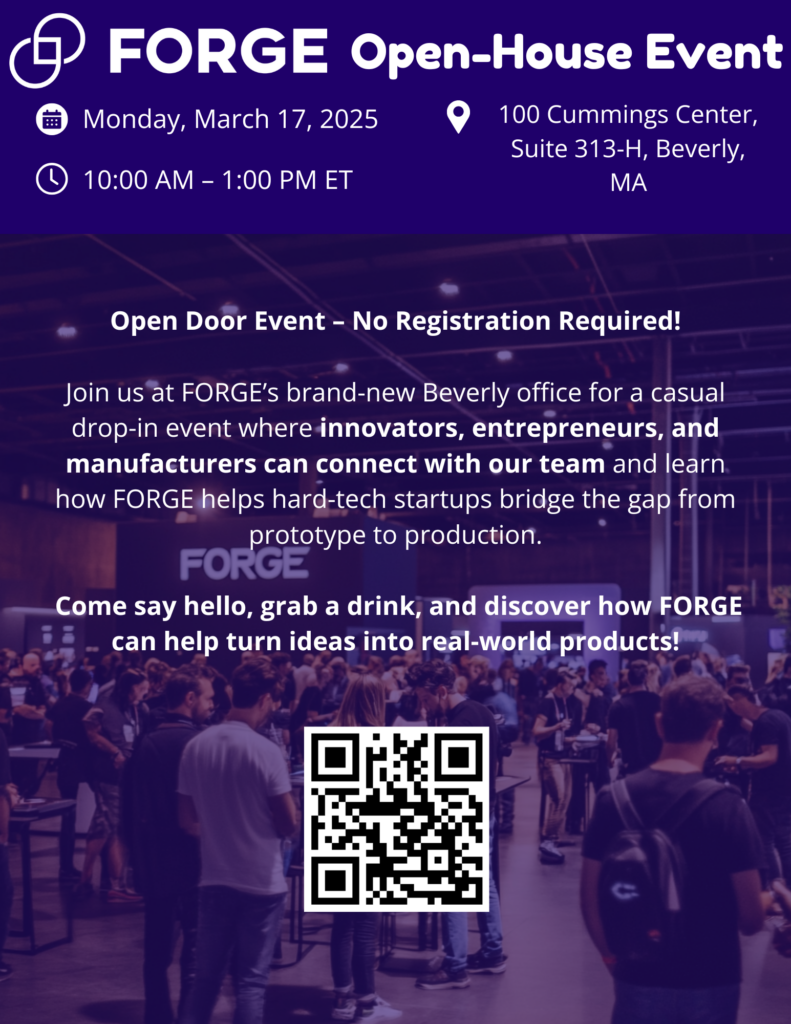 FORGE Beverly flier