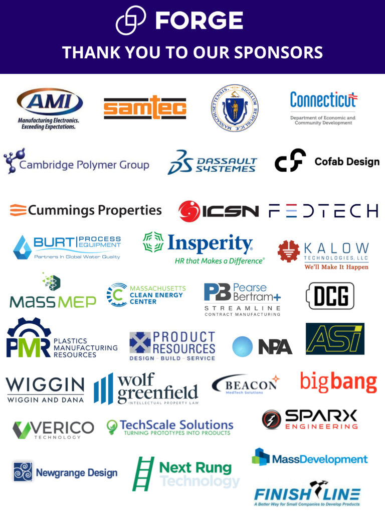 FORGE partners for the Spring Startup Showcase