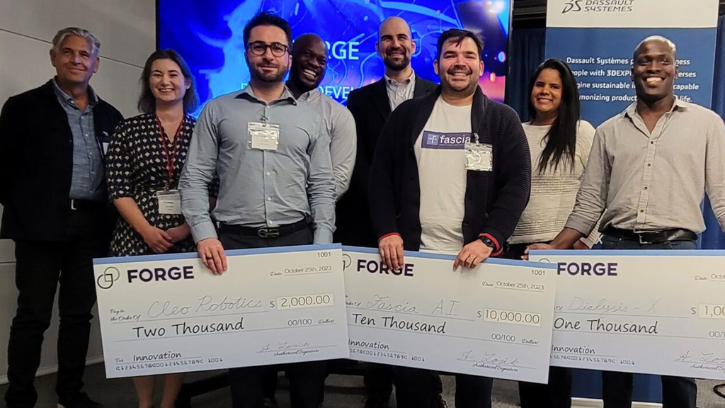 Fall 2023 Startup Showcase product development grant pitch contest winners 