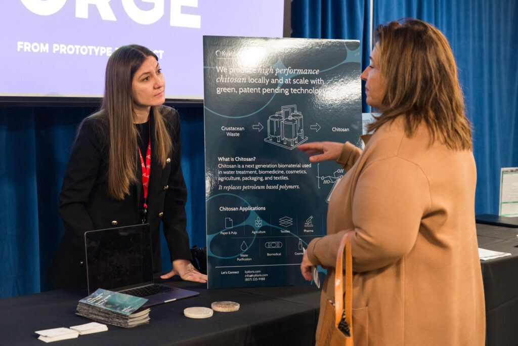 Kykloris table at the FORGE Fall Startup Showcase