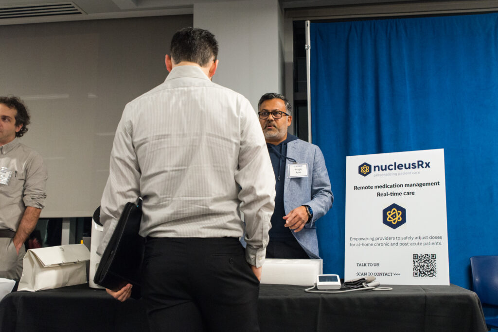 nucleusRx table at the FORGE Fall Startup Showcase
