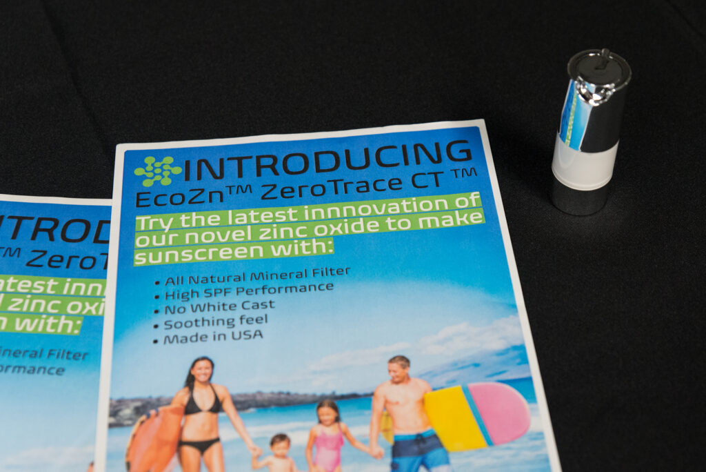 Zinco Verde table at the FORGE Fall Startup Showcase