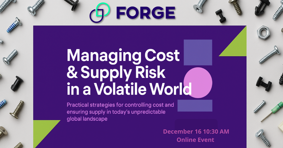 Managing Cost & Supply Risk in a Volatile World