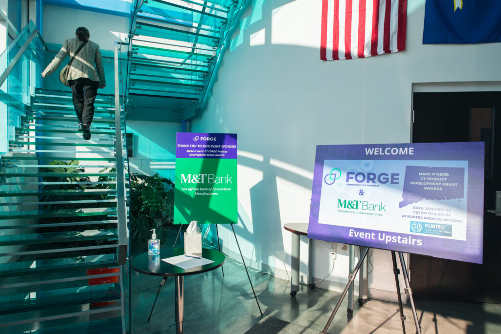 KUBTEC staircase and FORGE sponsor images