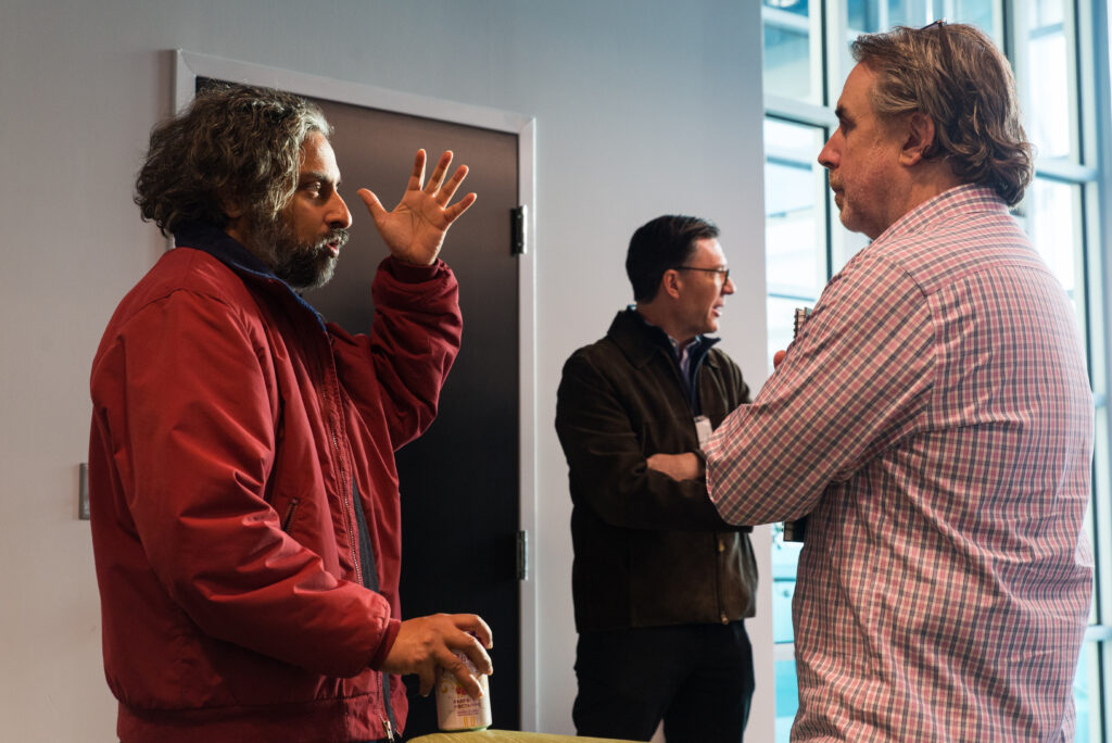 Networking at the KUBTEC Make It Here manufacturing celebration