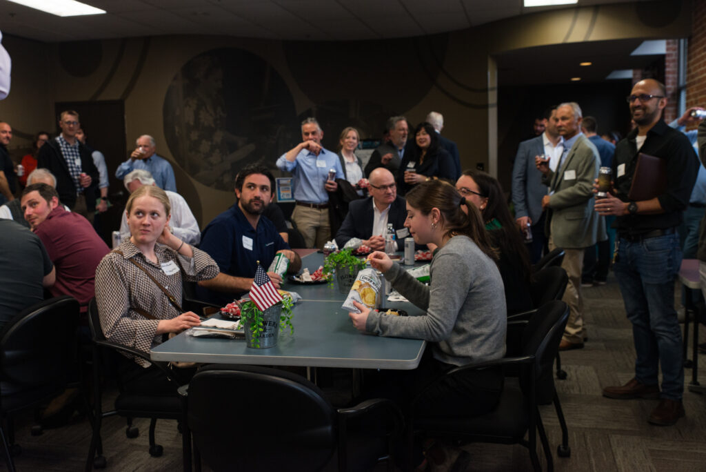 Catering at AI event