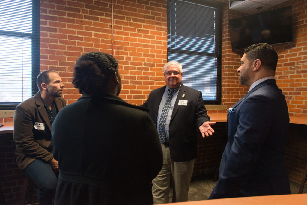 Western New England University discussion session