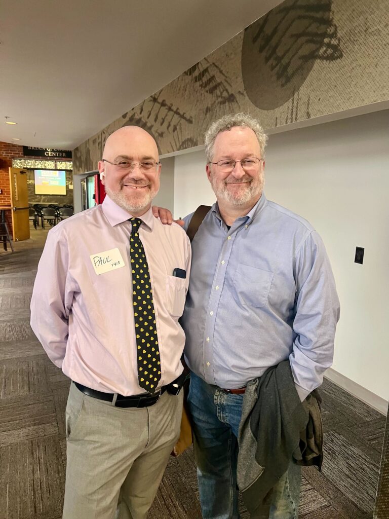 Paul Silva and Scott Longley at the AI and Manufacturing event