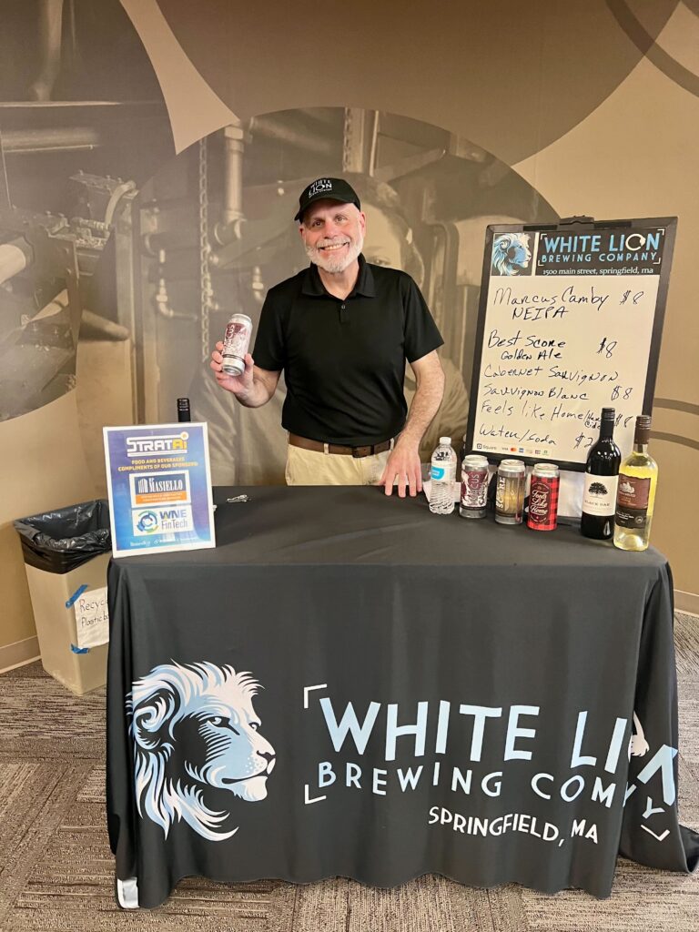 White Lion Brewery bar at event