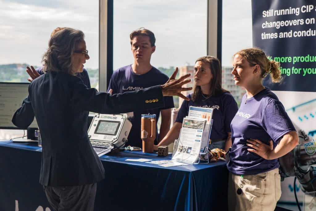 Laminar booth at FORGE 2026 Spring Startup Showcase