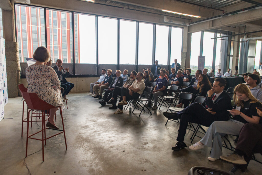 The panel Scaling a Hardtech Startup: Building the Foundations for Growth at the FORGE Spring Startup Showcase