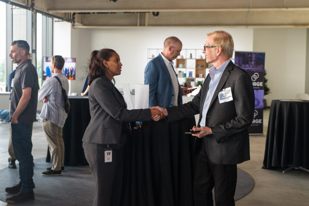 Networking at the FORGE 2026 Spring Startup Showcase
