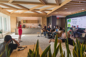 Kristen Craft speaking about robotics and AI for startups and manufacturers