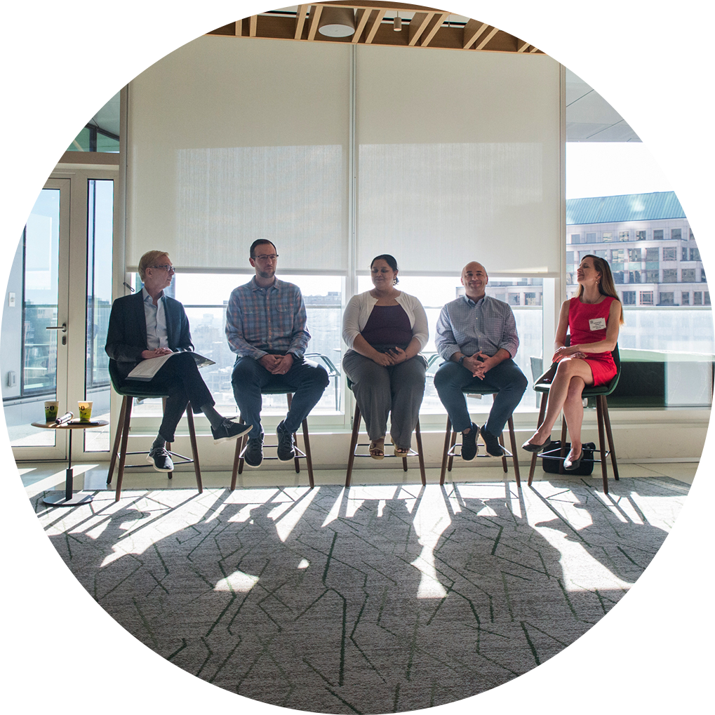 Panel of FORGE experts discussing manufacturing, startups, and artificial intelligence in hardtech physical products