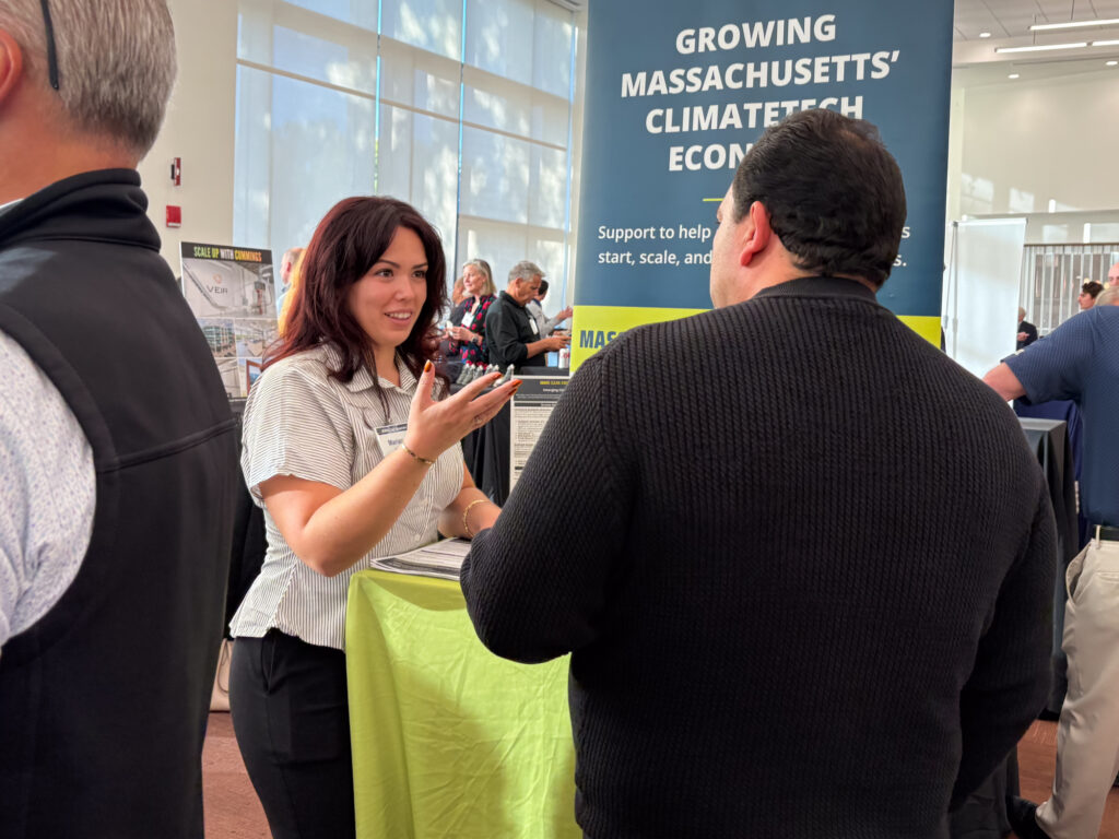 Massachusetts Clean Energy Center partner demo table