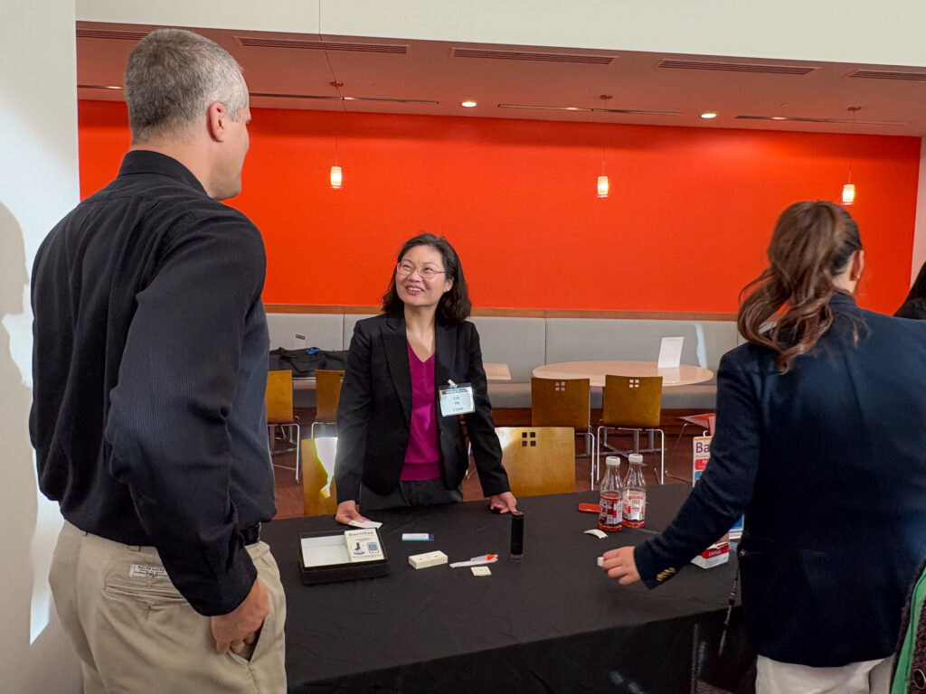 HerZeta Tech startup demo table 