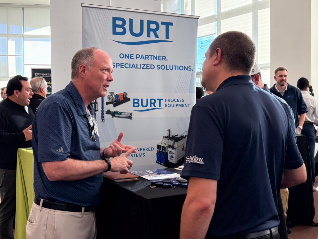 Burt Process Equipment partner demo table