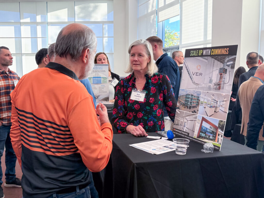 Cummings Foundation partner demo table