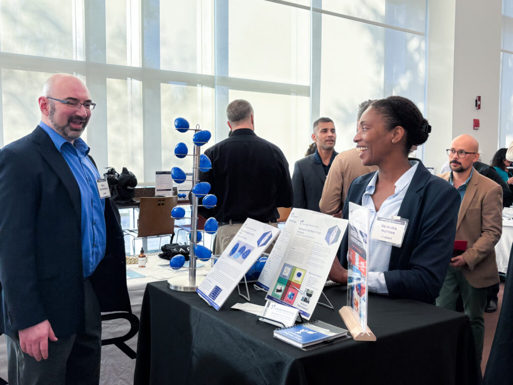 Cambridge Polymer Group partner demo table