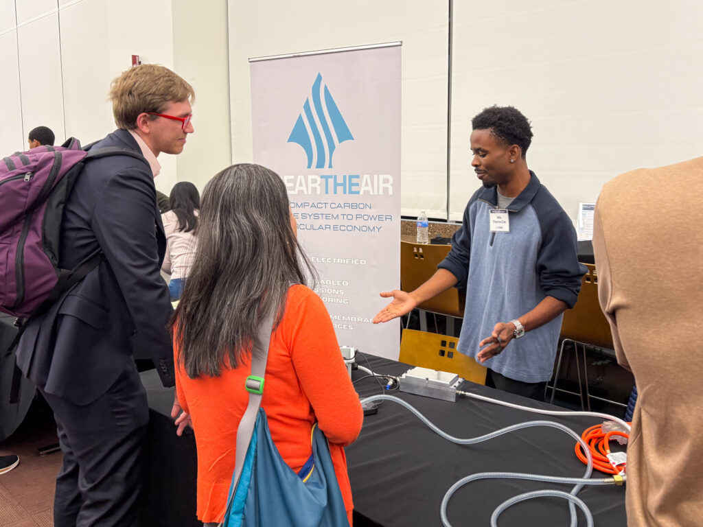 Spear the Air startup demo table
